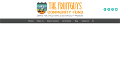 Desktop Screenshot of fruitguyscommunityfund.org